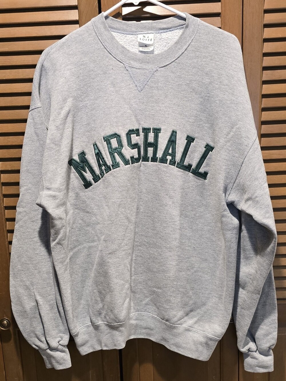 Vintage 90s Marshall University Crew Neck Sweatshirt - Picture 2 of 4